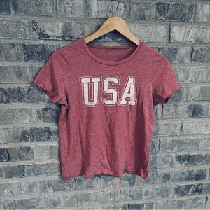 Girls USA Kids Short Sleeve Tee